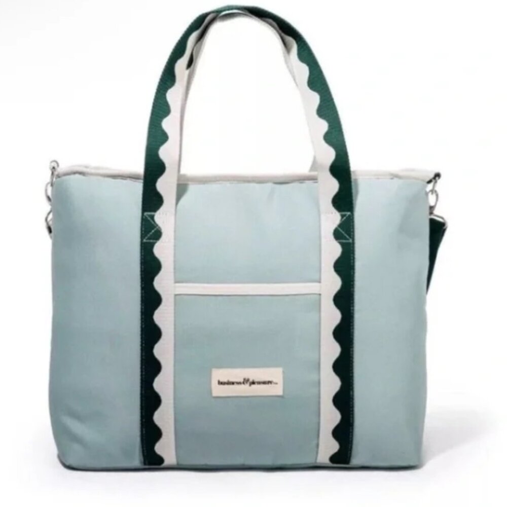 The Premium Business & Pleasure Cooler Tote Bag in Rivie Green.